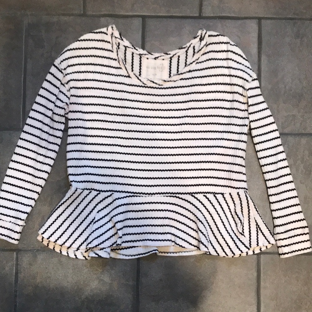 Free people peblum blouse